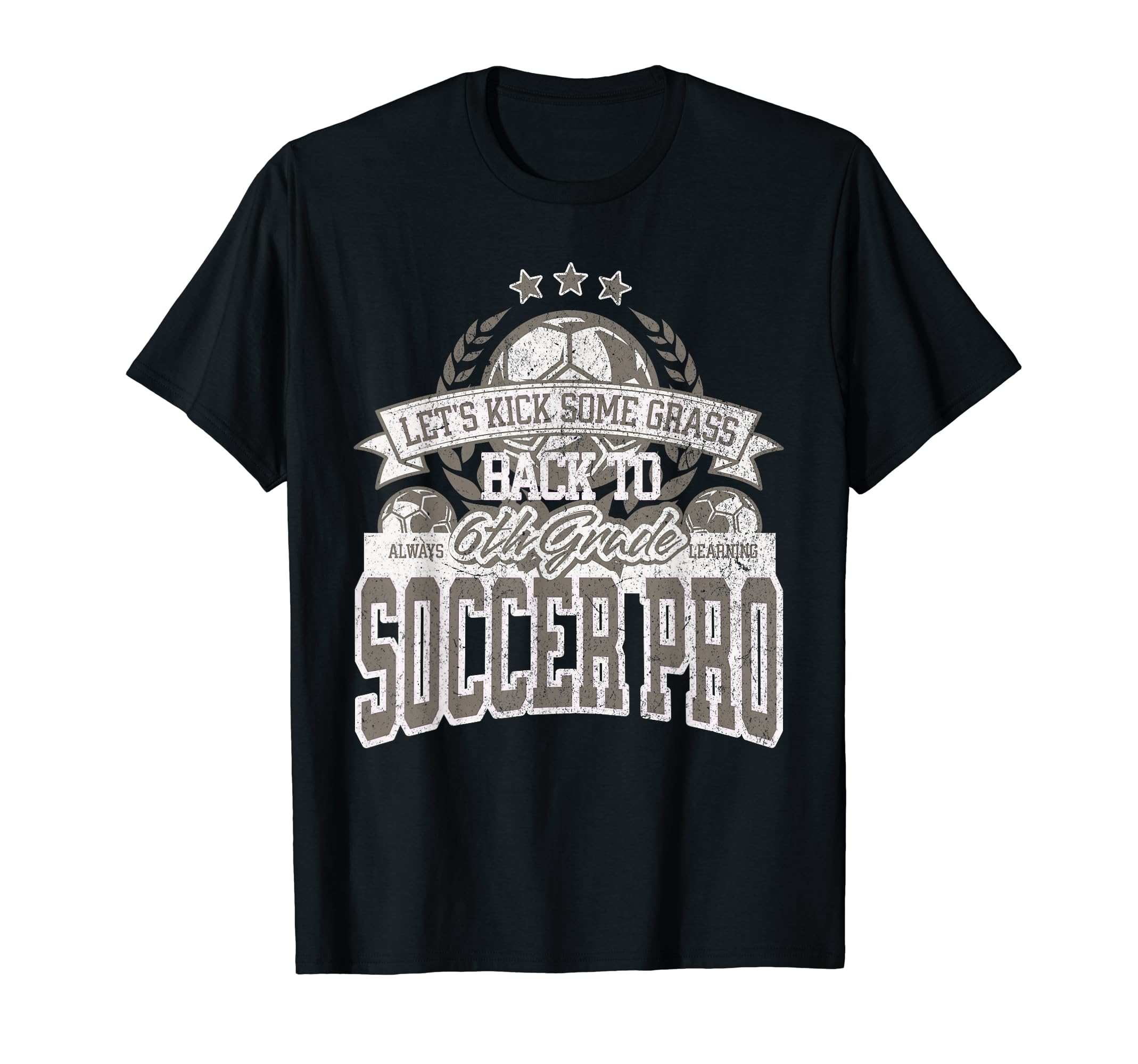 6Th Grade Back To School Soccer Funny T-Shirt - Custom Art Print Unisex