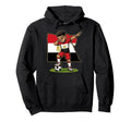 Dabbing Soccer Egypt Jersey Egyptians Hoodie - Custom Art Print for Adults