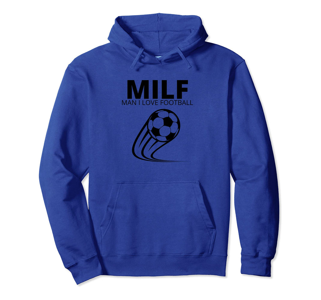 I Love Football Soccer Hoodie - Graphic Print Men Women