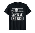 Proud Soccer Keeper Papaw Soccer T-Shirt - Fun Novelty Design for Adults