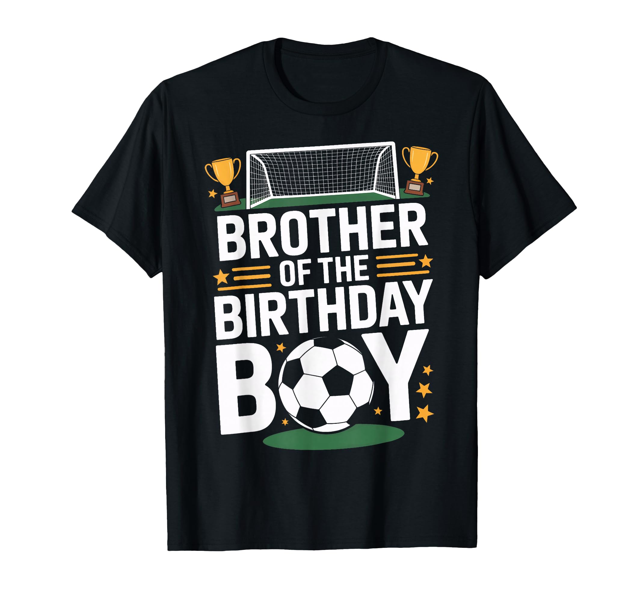 Brother Birthday Fun Soccer Day T-Shirt - Custom Art Print for Adults