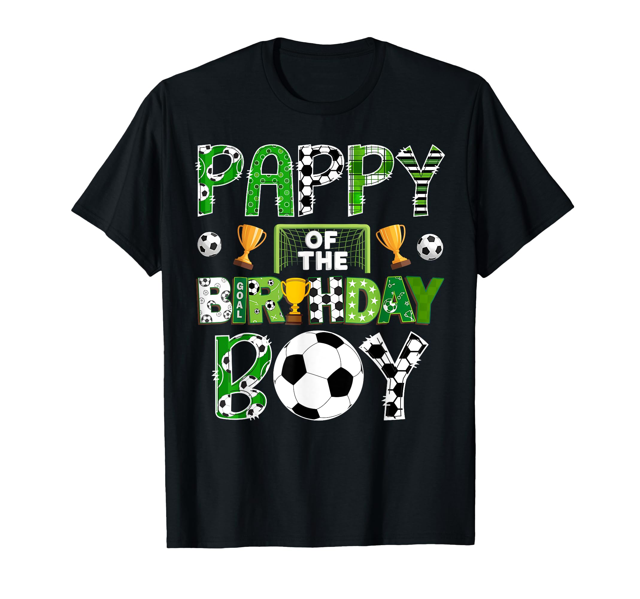 Pappy Birthday Soccer Player Game Day T-Shirt - Minimalist Print Men Women