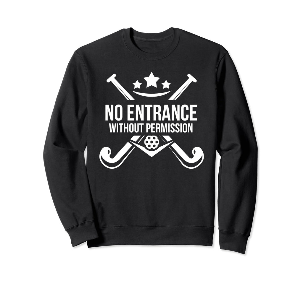 Field Hockey Goalie Funny Field Sweatshirt - Aesthetic Graphic for Adults