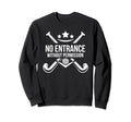 Field Hockey Goalie Funny Field Sweatshirt - Aesthetic Graphic for Adults