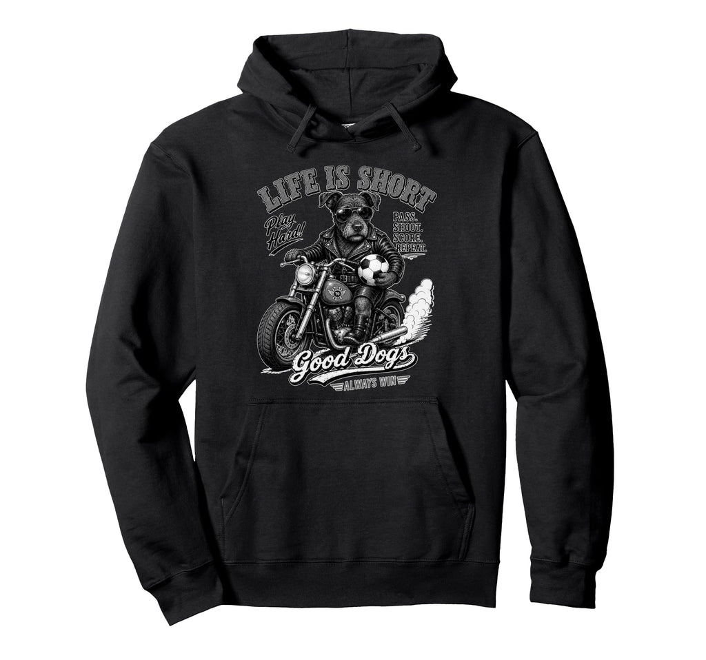 Patterdale Terrier Ride Motorbike Hoodie - Casual Everyday Wear Unisex
