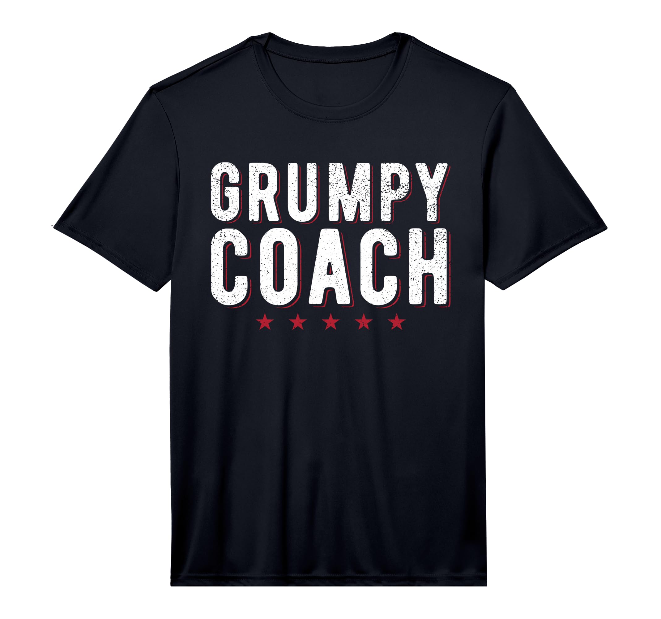 Mens Grumpy Coach Funny Sports Coach T-Shirt - Minimalist Print Men Women