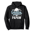 Ice Hockey Goalie Papaw Ice Hockey Hoodie - Aesthetic Graphic for Adults