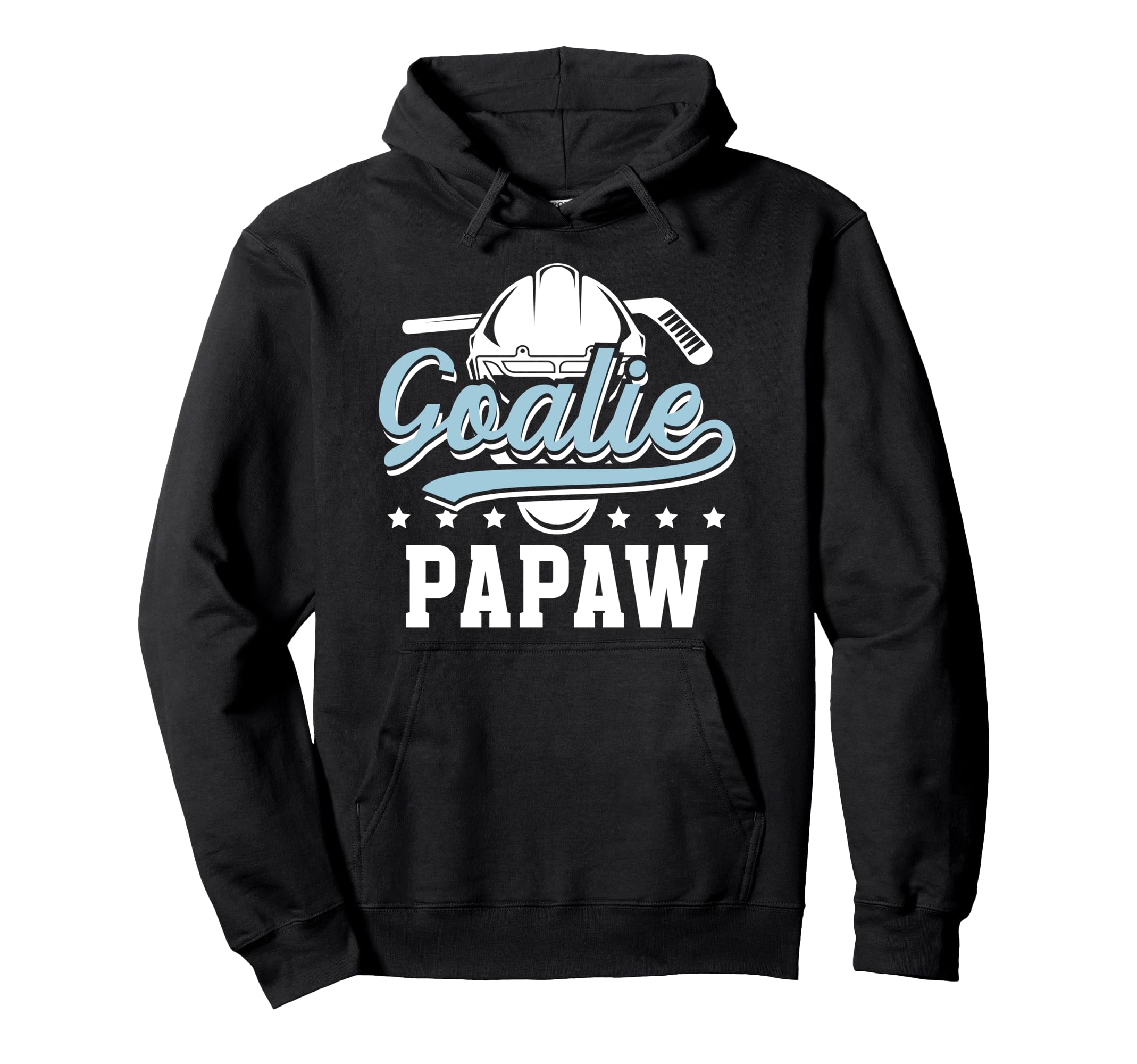 Ice Hockey Goalie Papaw Ice Hockey Hoodie - Aesthetic Graphic for Adults
