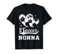 Soccer Heart Nonna Soccer Player T-Shirt - Trendy Graphic Men Women