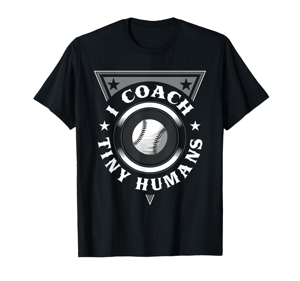 I Coach Tiny Humans Ball Coach T-Shirt - Aesthetic Graphic Men Women