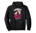 Loudest Soccer Mom Soccer Mother Hoodie - Trendy Graphic for Adults