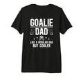 Mens Hockey Goalie Dad Definition Dad T-Shirt - Minimalist Print Unisex