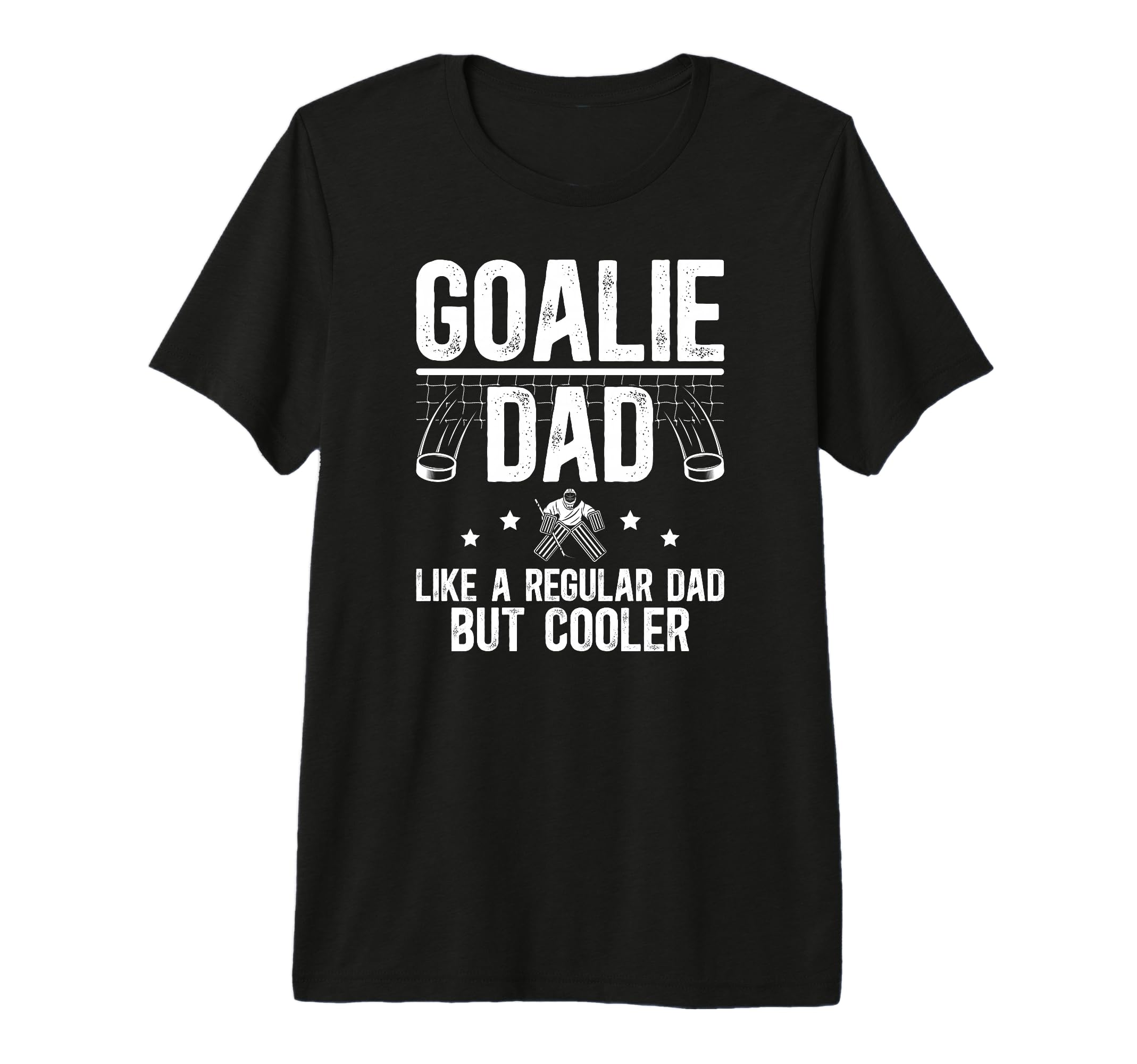 Mens Hockey Goalie Dad Definition Dad T-Shirt - Minimalist Print Unisex
