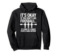 Funny Foosball Table Soccer Play Hoodie - Graphic Print for Adults