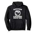 Birthday Team Player Sports Soccer Born Hoodie - Novelty Apparel Unisex