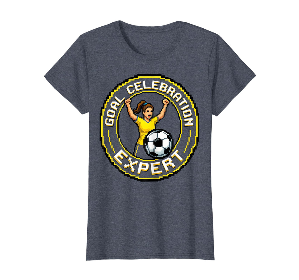 Goal Celebration Expert Soccer Mom T-Shirt - Casual Everyday Wear Unisex