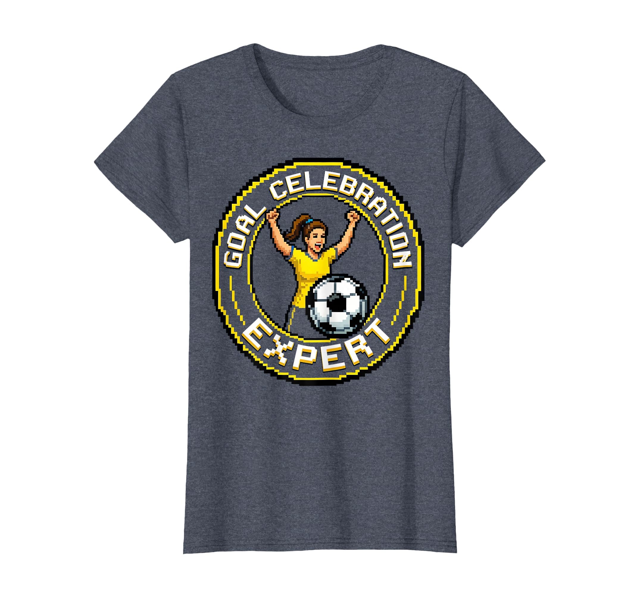 Goal Celebration Expert Soccer Mom T-Shirt - Casual Everyday Wear Unisex