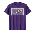 Skeleton Soccer Goal Keeper Halloween T-Shirt - Trendy Graphic for Adults