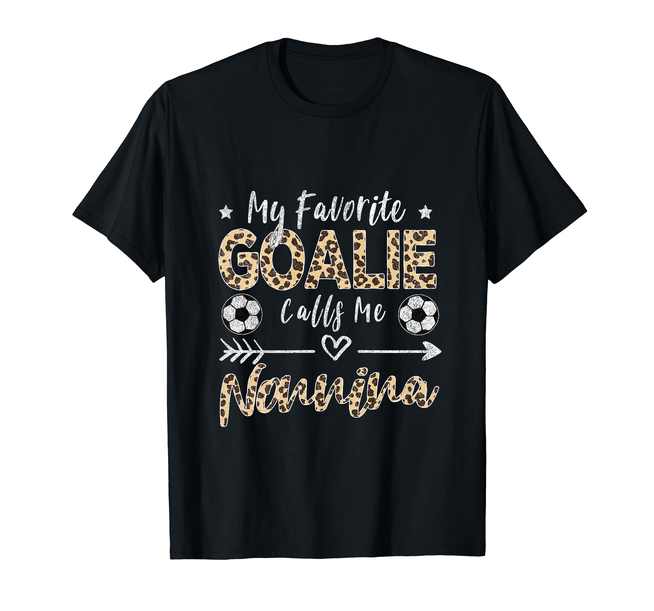 My Favorite Goalie Calls Me Nonnina T-Shirt - Minimalist Print Unisex