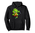 Turtle Playing Soccer Funny Hoodie - Graphic Print Men Women