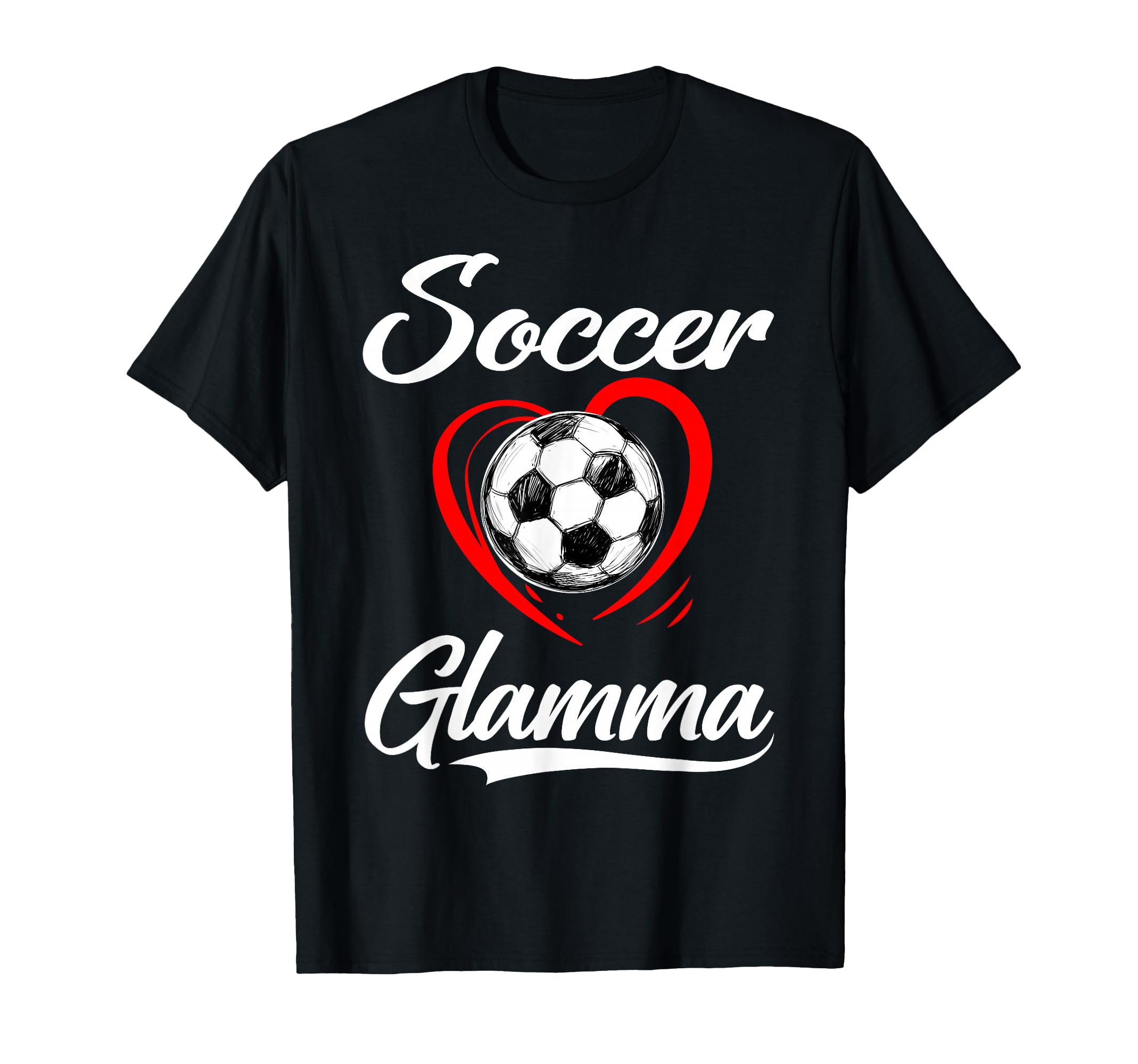 Soccer Glamma Soccer Heart Family T-Shirt - Streetwear Style Unisex