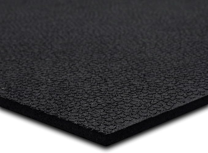 Mohawk Home Heavy Duty Rubber Stall Mat - Gym Floor- Under Dog Crate - All Purpose Utility 2'x3' - 1/2" Thick