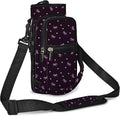 icolor Water Bottle Carrier Bag with Strap 25/32/40 oz Crossbody Bottle Holder with Phone Pocket Sling Sleeve Insulated Neoprene Water Bottle Pouch for Walking Travelling