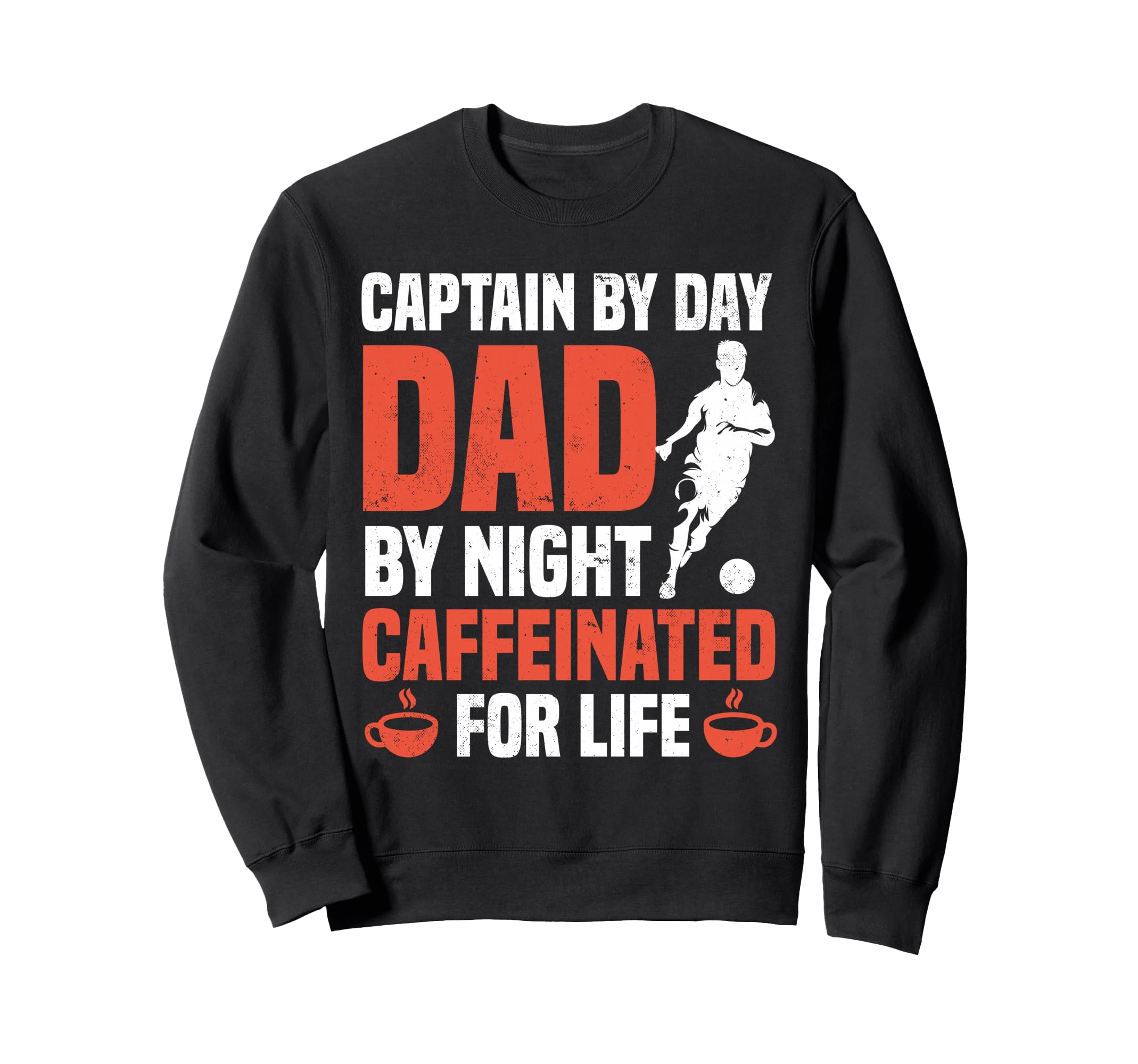 Soccer Dad Coffee Lover Dads Sweatshirt - Custom Art Print for Adults