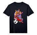 Dabbing Brown Skin Unicorn Trinidad T-Shirt - Streetwear Style Men Women