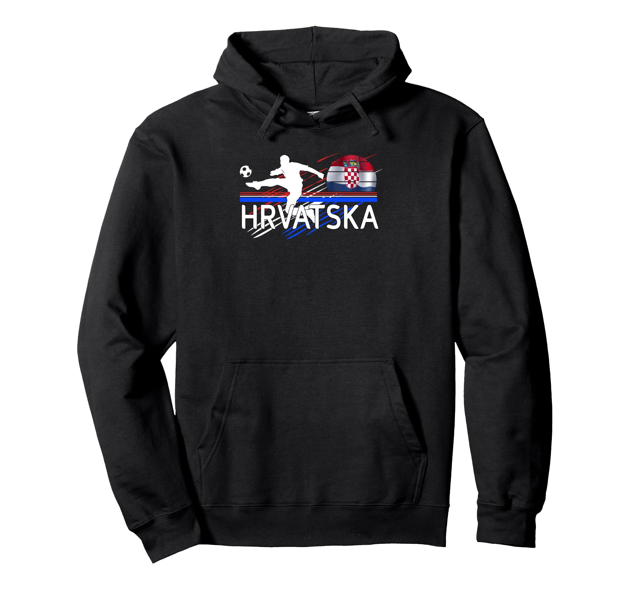 Nogomet Hrvatska Croatia Football Hoodie - Aesthetic Graphic for Adults