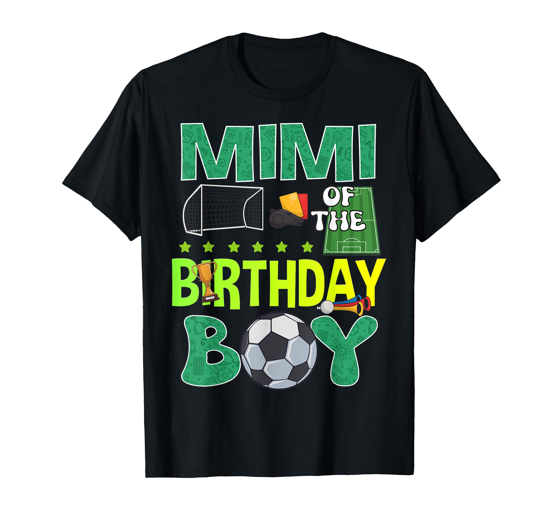 Soccer Goal Birthday Party Trophy T-Shirt - Streetwear Style Men Women