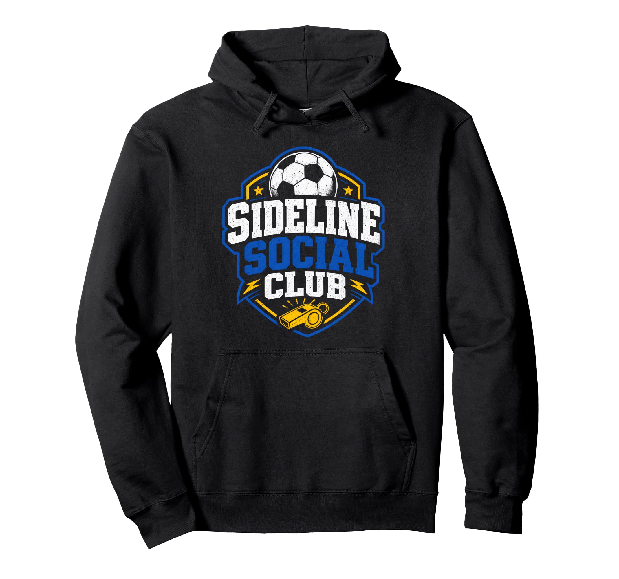 Sideline Social Club Soccer Team Hoodie - Casual Everyday Wear for Adults