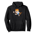 Tiger Soccer Player Kicking Ball Hoodie - Aesthetic Graphic Unisex