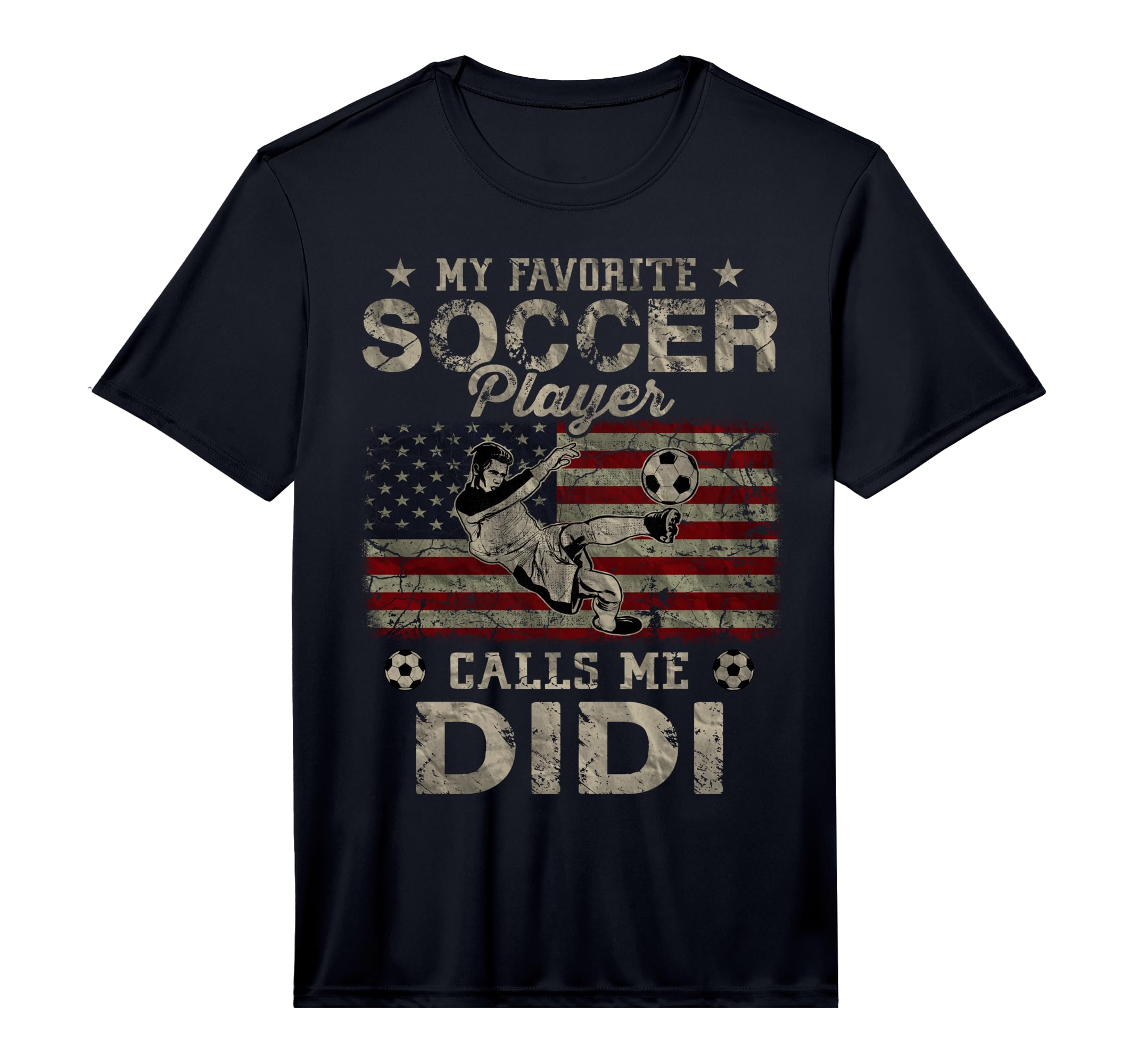 Mens My Favorite Soccer Player Calls T-Shirt - Novelty Apparel for Adults