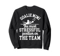 Funny Soccer Goalie Mimi Soccer Sweatshirt - Minimalist Print Men Women
