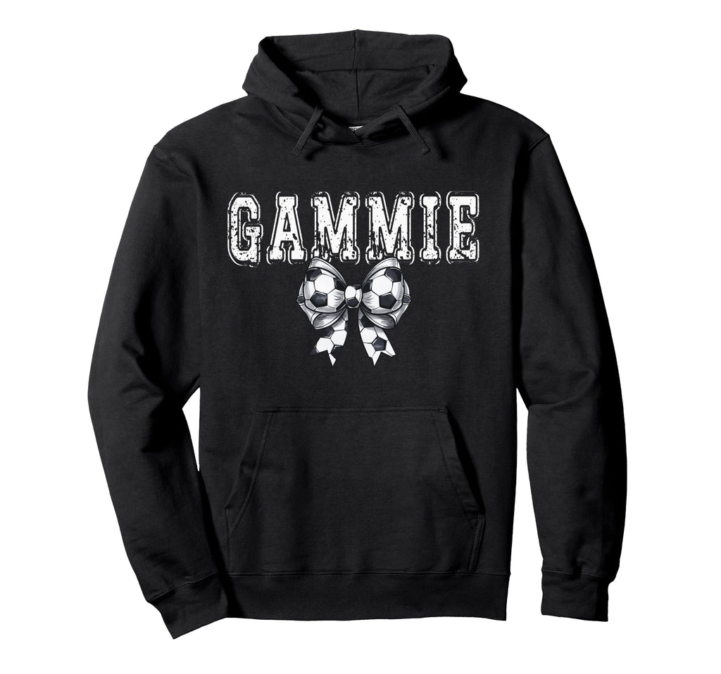 Coquette Soccer Gammie Spirit Hoodie - Graphic Print for Adults