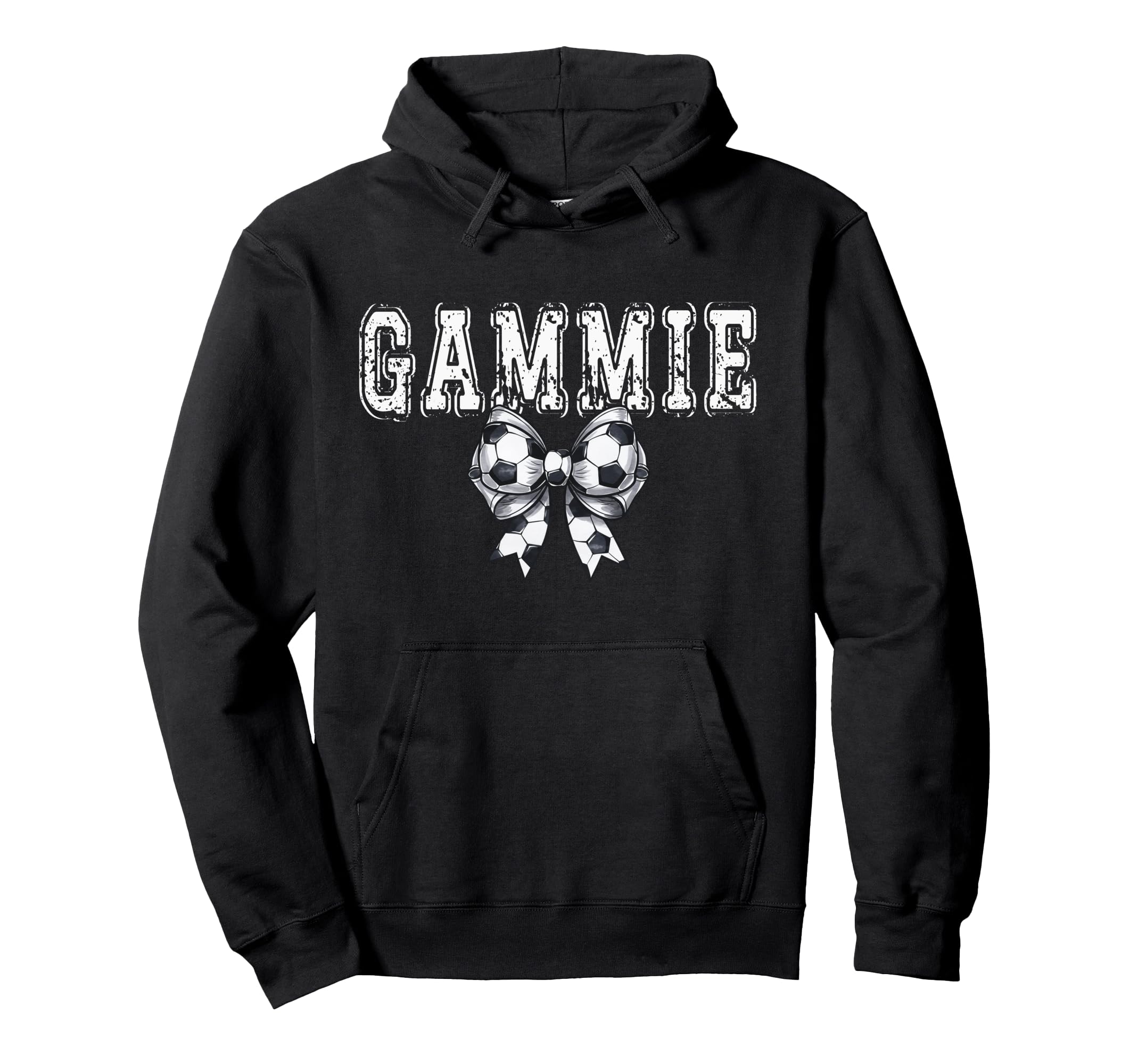 Coquette Soccer Gammie Spirit Hoodie - Graphic Print for Adults