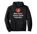 I Love Footballer Player Fan Hoodie - Novelty Apparel Unisex