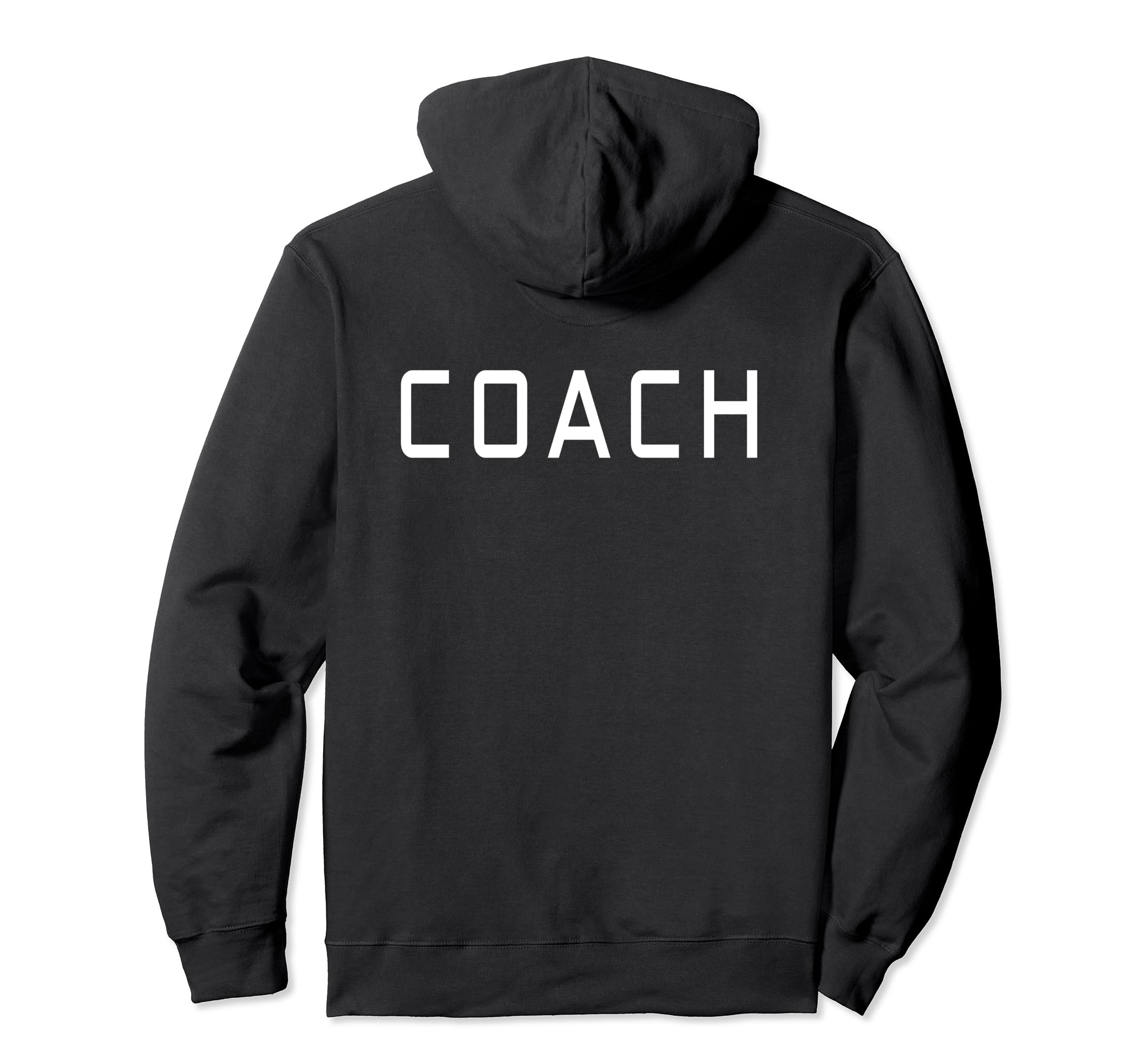 Trainer Instructor Back Soccer Hoodie - Minimalist Print Men Women