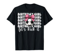 Soccer Soccer Mom Mama Birthday Lets T-Shirt - Minimalist Print Men Women