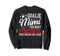 Soccer Goalie Mimi Funny Mimi Soccer Sweatshirt - Graphic Print Unisex