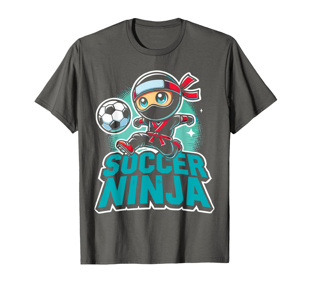 Soccer Ninja Soccer Goalkeeper T-Shirt - Unique Graphic Men Women
