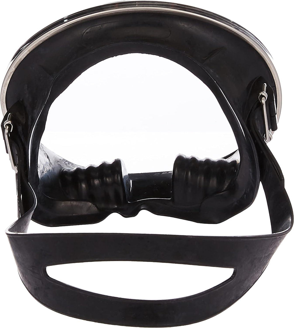 Spearfishing Free Dive Stainless Steel Oval Shape Classic Rubber Mask