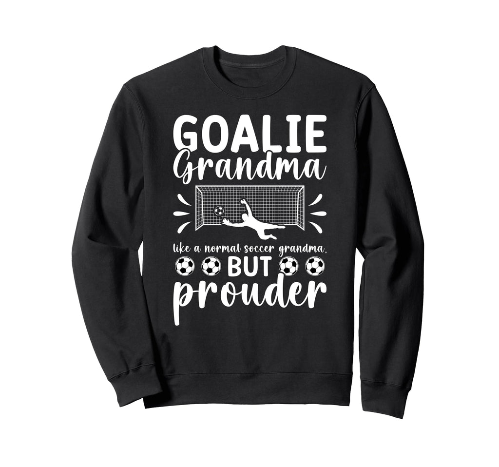 Soccer Goalie Grandma Soccer Keeper Sweatshirt - Graphic Print Unisex