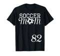 Soccer Mom Jersey Number 82 Favorite T-Shirt - Unique Graphic Unisex