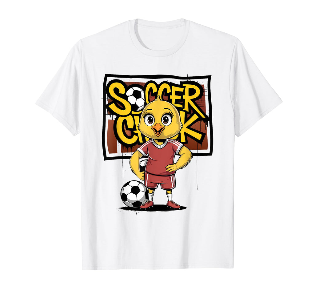 Soccer Chick Soccer Player Soccer T-Shirt - Fun Novelty Design Unisex