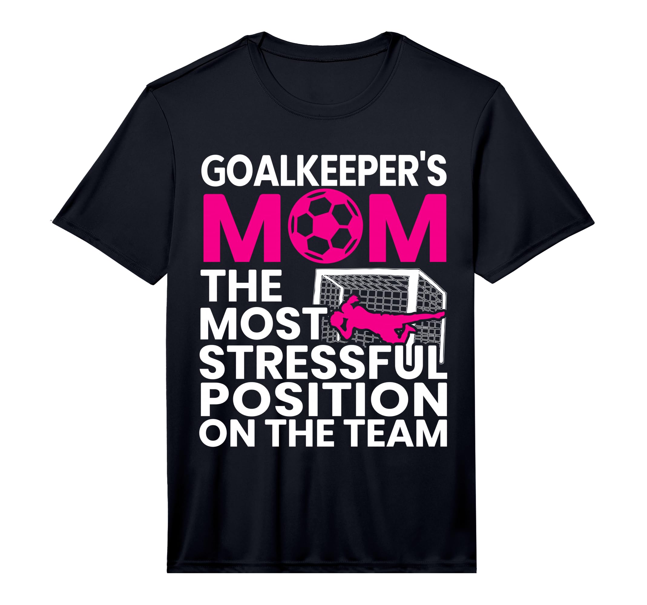 Mens Goalkeepers Mom Mothers Day T-Shirt - Minimalist Print Men Women