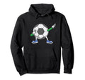 Dabbing Soccer Ball Funny Soccer Hoodie - Unique Graphic Men Women