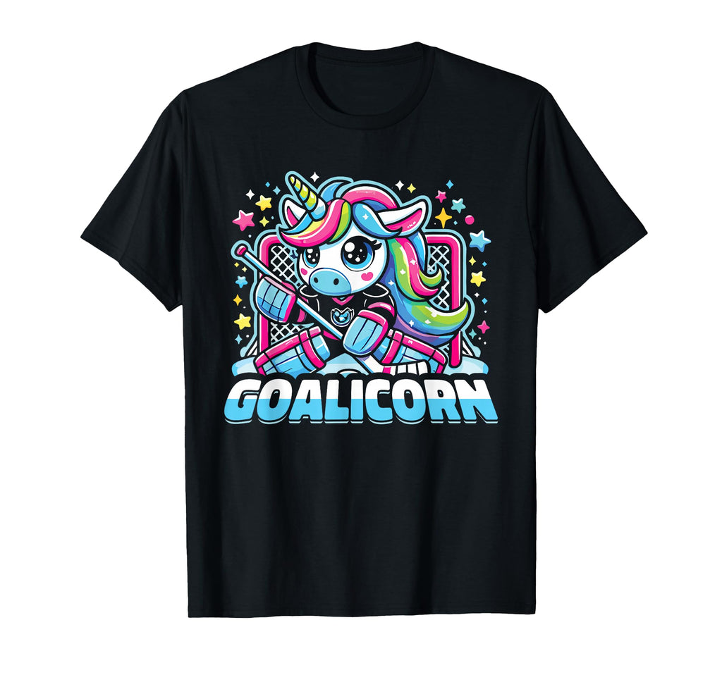 Goalicorn Ice Hockey Goalie T-Shirt - Streetwear Style for Adults