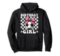 Birthday Soccer Soccer Mom Coquette Bow Hoodie - Graphic Print Unisex